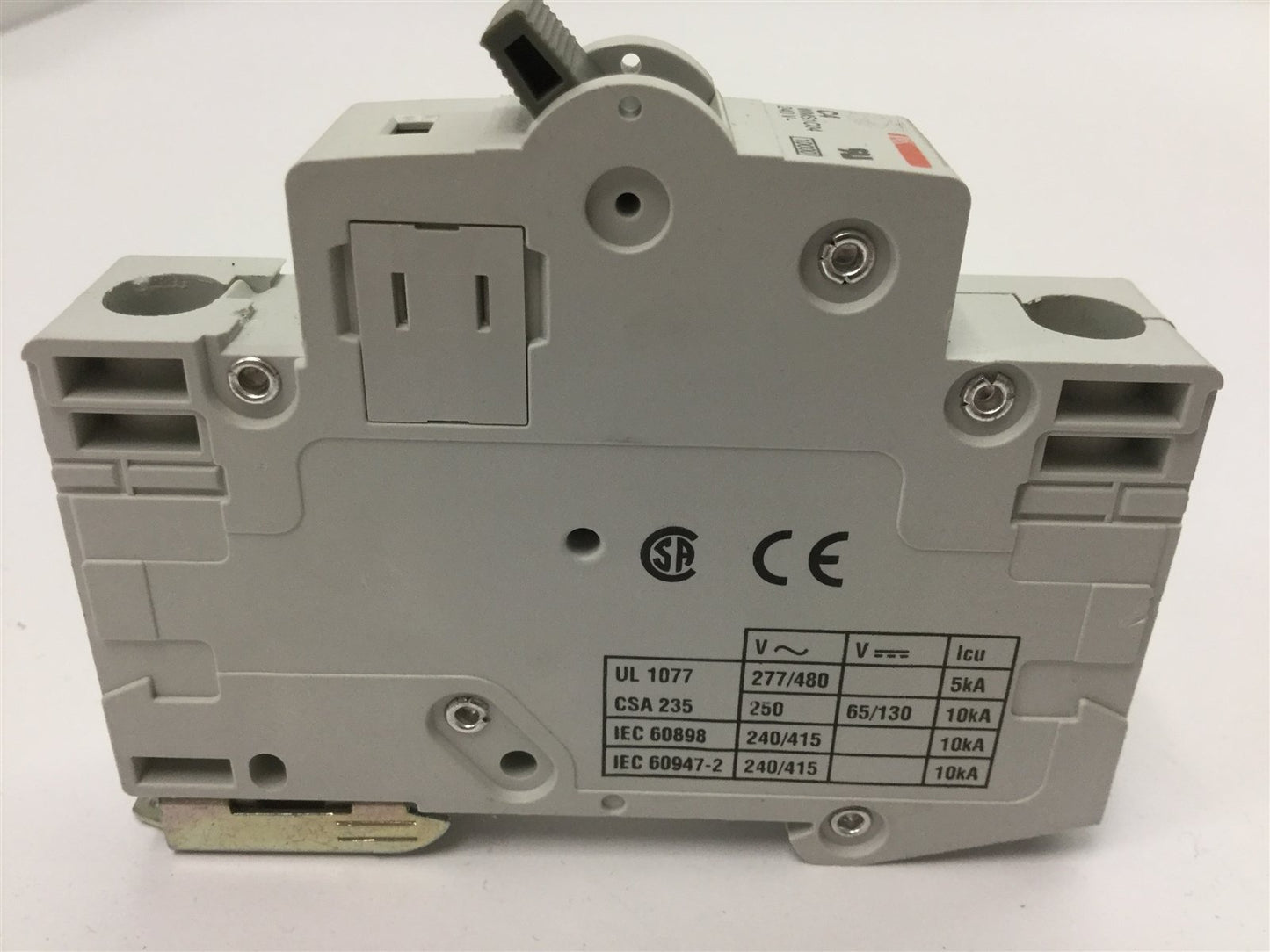 Used Lot of 5 Cutler Hammer WMS1C04 Circuit Breakers, 1-Pole, Rating: 240VAC 4A