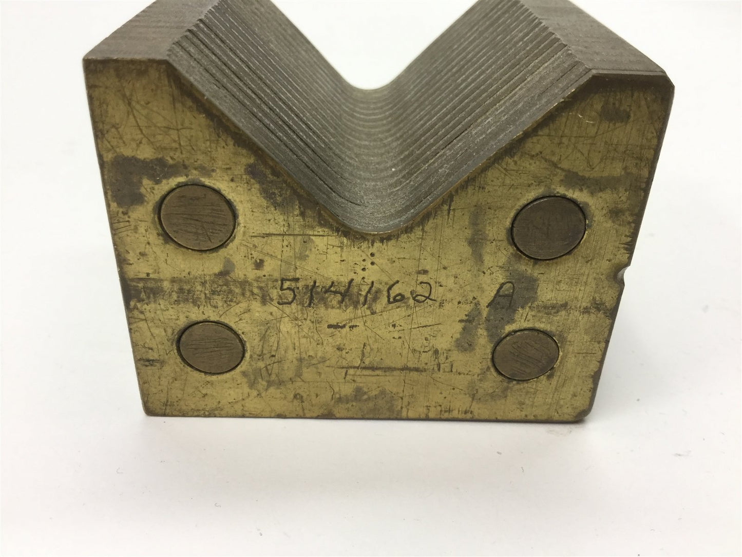 Used Lot of 2 Magnetic V-Blocks, For Electromagnetic Chuck, Surface Grinder, Mill