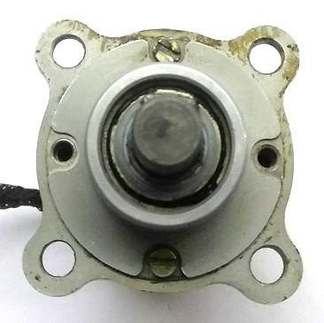 Used Globe Motors 5A545-10 MM Gearmotor, 147.70:1, 75 oz. in., .313" Shaft, 24VDC