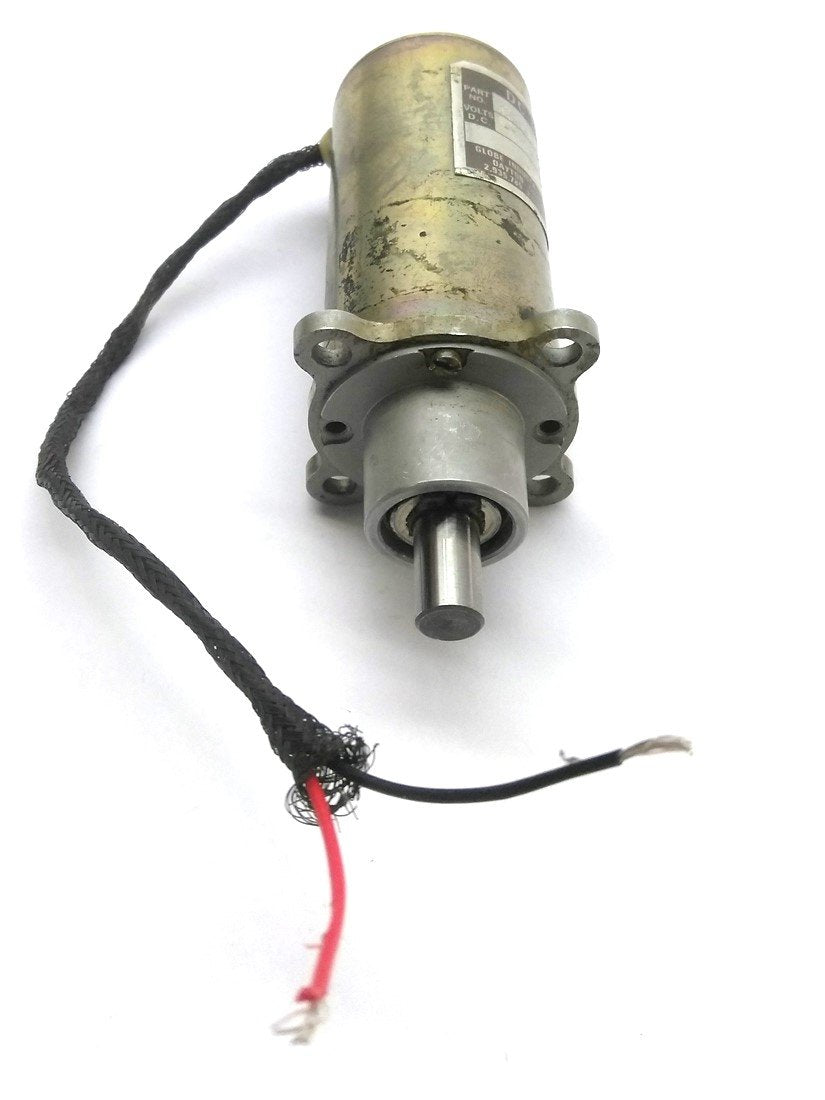 Used Globe Motors 5A545-10 MM Gearmotor, 147.70:1, 75 oz. in., .313" Shaft, 24VDC