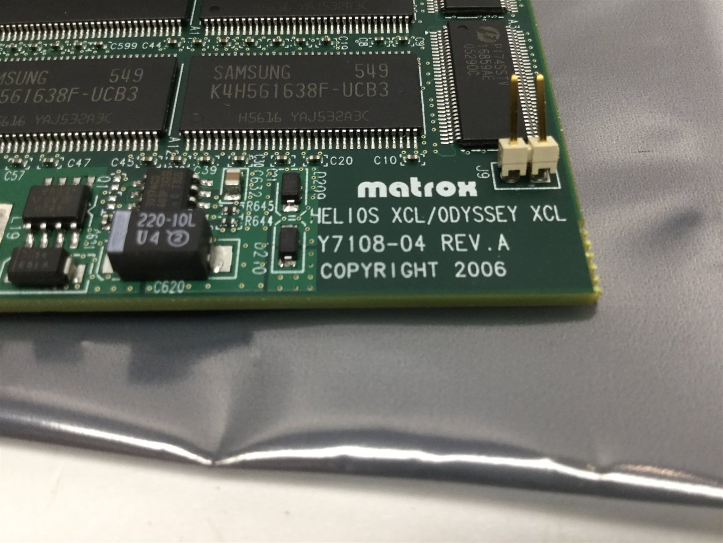 Used Matrox HEL2MSFCL Helios / Odyssey XCL Camera Link Frame Grabber Board Card PCI-x