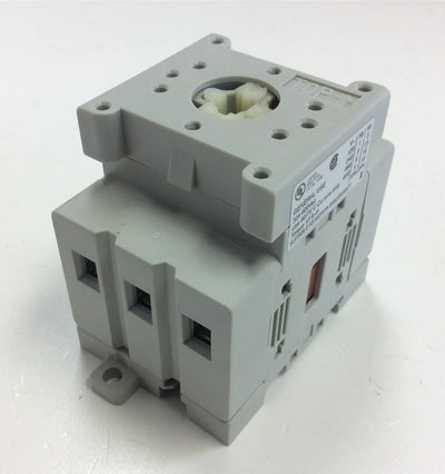 New Sprecher Schuh LE7-32-1753 Front Mounted Motor Disconnect Switch 32A 600V 3 Pole