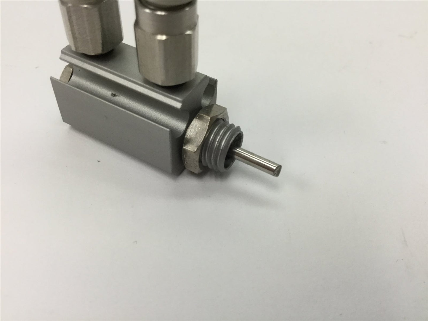 Used SMC CDJP2B4-5D-B Pin Cylinder, Bore: 4mm, Stroke: 5mm, Pressure: 0.7MPa Max
