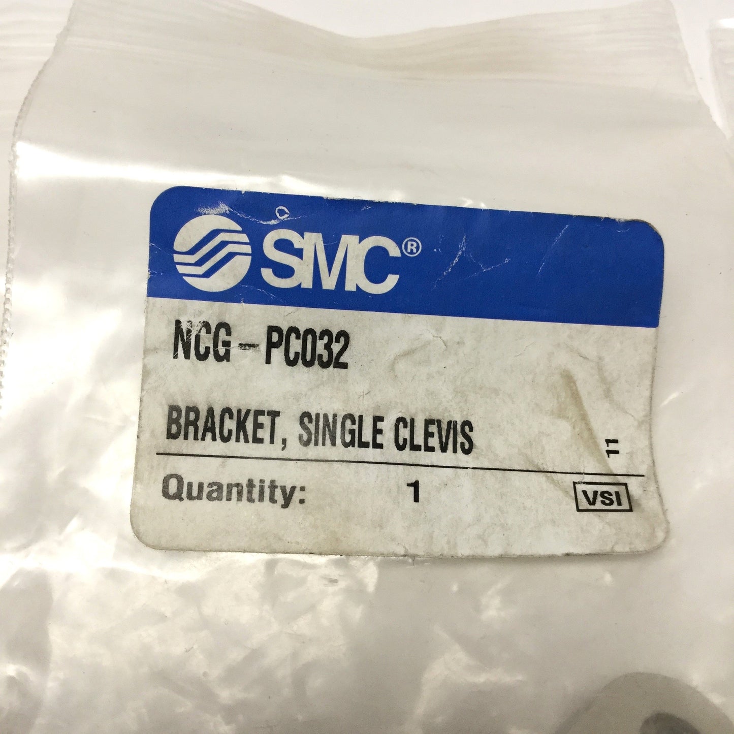 New Lot of 3 New SMC NCG-PC032 Brackets, Single Clevis, for Pneumatic Cylinder