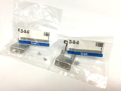 New Lot of 2 New SMC ZS-38-A3 Brackets for ZSE30 Vacuum Switch