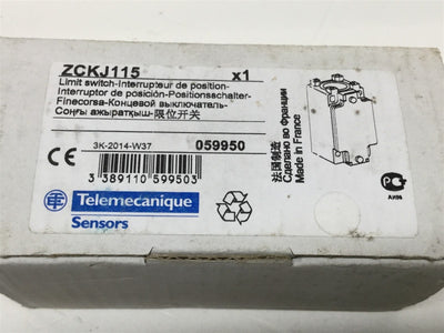 New Telemecanique ZCKJ115 OsiSense XCKJ Limit Switch High Temp Body 3A @ 240VAC