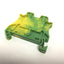 Used Lot of 3 Eaton Cutler Hammer UT 4-PE Din Rail Mount Terminal Blocks Grounded