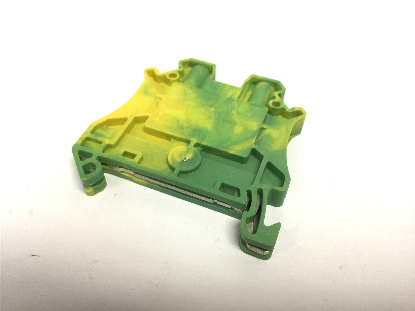 Used Lot of 3 Eaton Cutler Hammer UT 4-PE Din Rail Mount Terminal Blocks Grounded