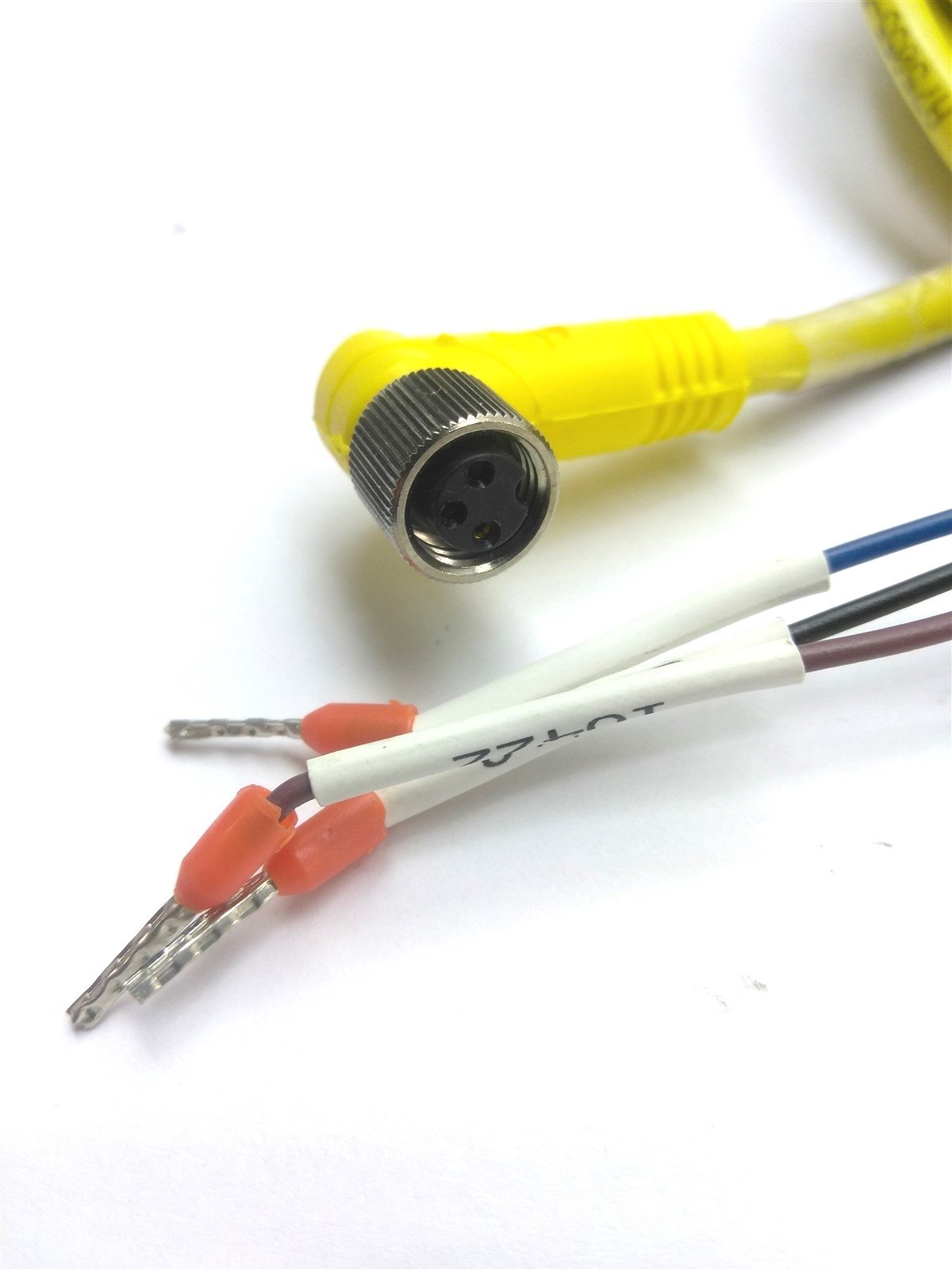 Used Allen Bradley 889P-R3AB-10 Right Angle Pico Cordset, 3-Pin, 30VAC/DC 4A, 5m