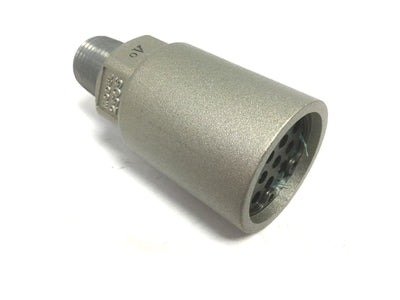 New Lot of 4 New SMC 2505-N003 Silencer 2500M, Fitting: 3/8" NPT, Zinc Die Cast