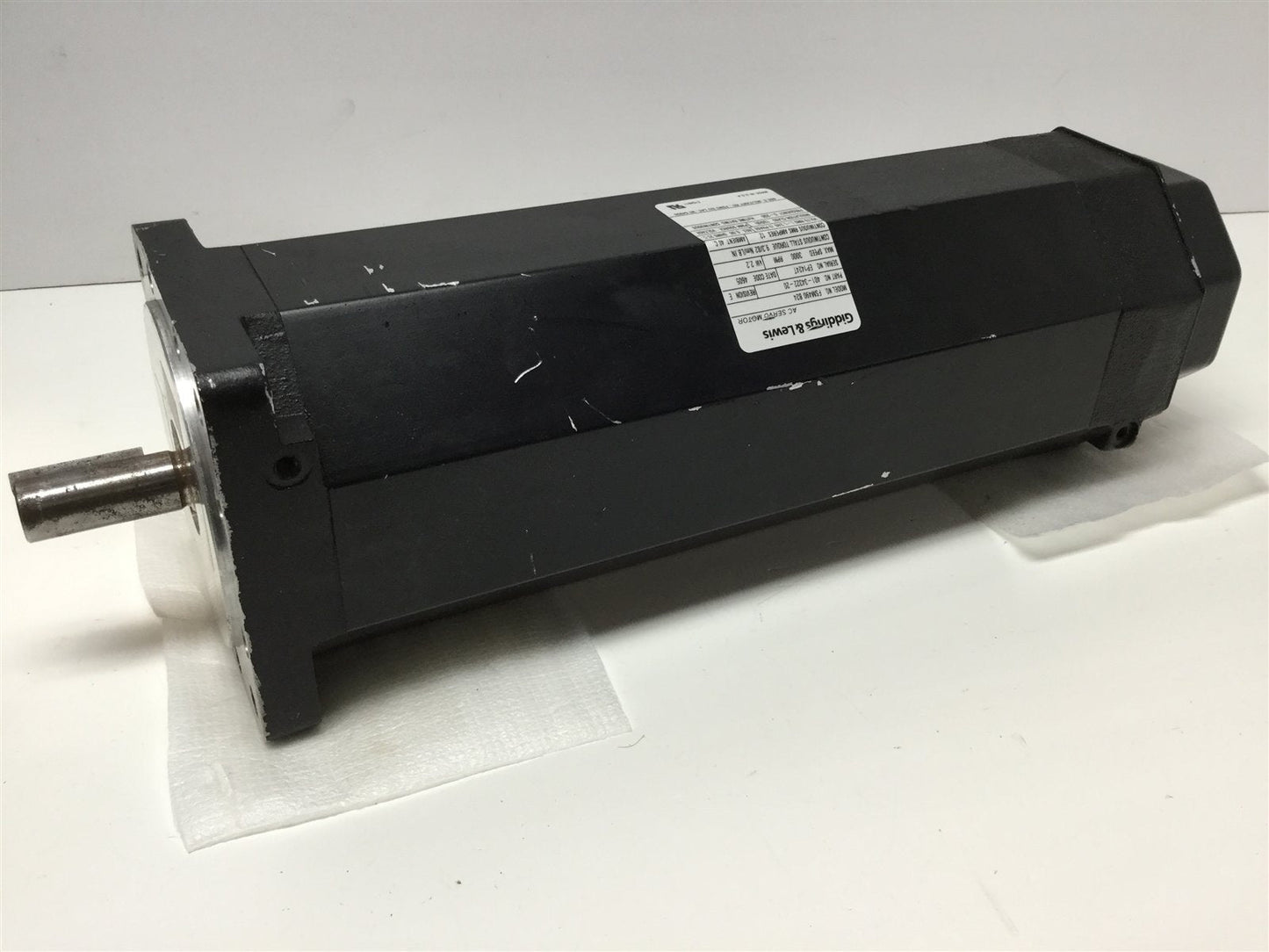 Used Giddings & Lewis FSM490-B24 AC Servo Motor 401-34322-20, 240VAC 3-PH, 3000RPM