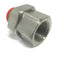 New SMC KQE13-37-X23 One Touch Fitting Union, 1-Touch Stainless 1/2" NPT