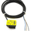 Used Banner Q23SN6FPY Plastic Fiber Optic Sensor, NPN, NO, 1ms Response, 2m, 10-30VDC
