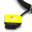 Used Banner Q23SN6FPY Plastic Fiber Optic Sensor, NPN, NO, 1ms Response, 2m, 10-30VDC