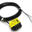 Used Banner Q23SN6FPY Plastic Fiber Optic Sensor, NPN, NO, 1ms Response, 2m, 10-30VDC