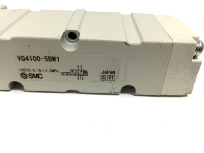 New SMC VQC4100-5BW1 Solenoid Valve, 2-Position 5-Ports Spring Return Voltage: 24VDC