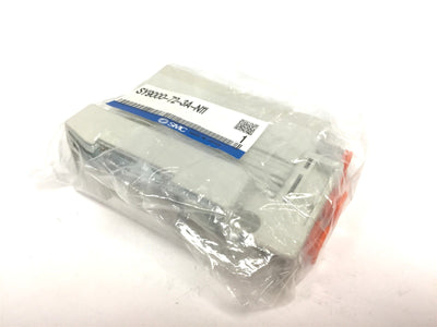 New SMC SY9000-72-3A-N11 Endplate, SY7000 Sol/Valve, Rubber Seal 3/8" & 1/4" Port