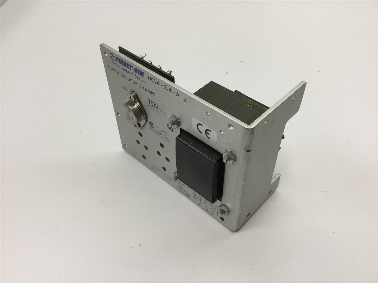 Used Power One HC24-2.4-A Power Supply, Input: 100-240VAC 47-63Hz, Output: 24VDC 2.4A