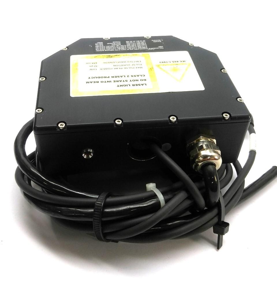 Used LMI SLS7000 Laser Triangulation Sensor System, 1mW, 675nm, 1mm Range, 110/230VAC