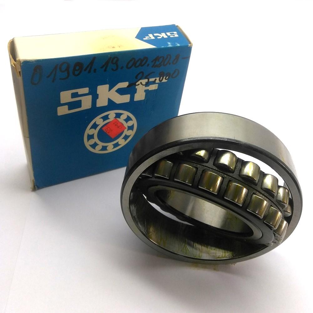 Used SKF 22214 CC Spherical Roller Bearing, 51,000lb., ID: 70mm OD: 125mm W: 31mm