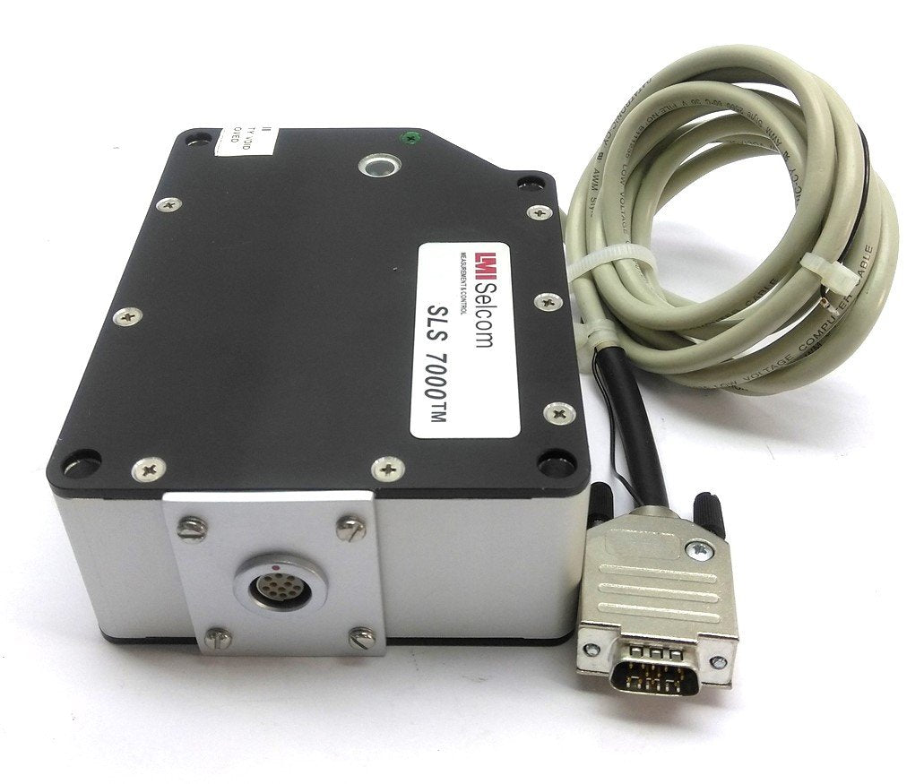 Used LMI SLS7000-1/15-IS SLS-PPU Controller, 15-Pin D-Sub 11-Pin Round 24VDC 2m Cable