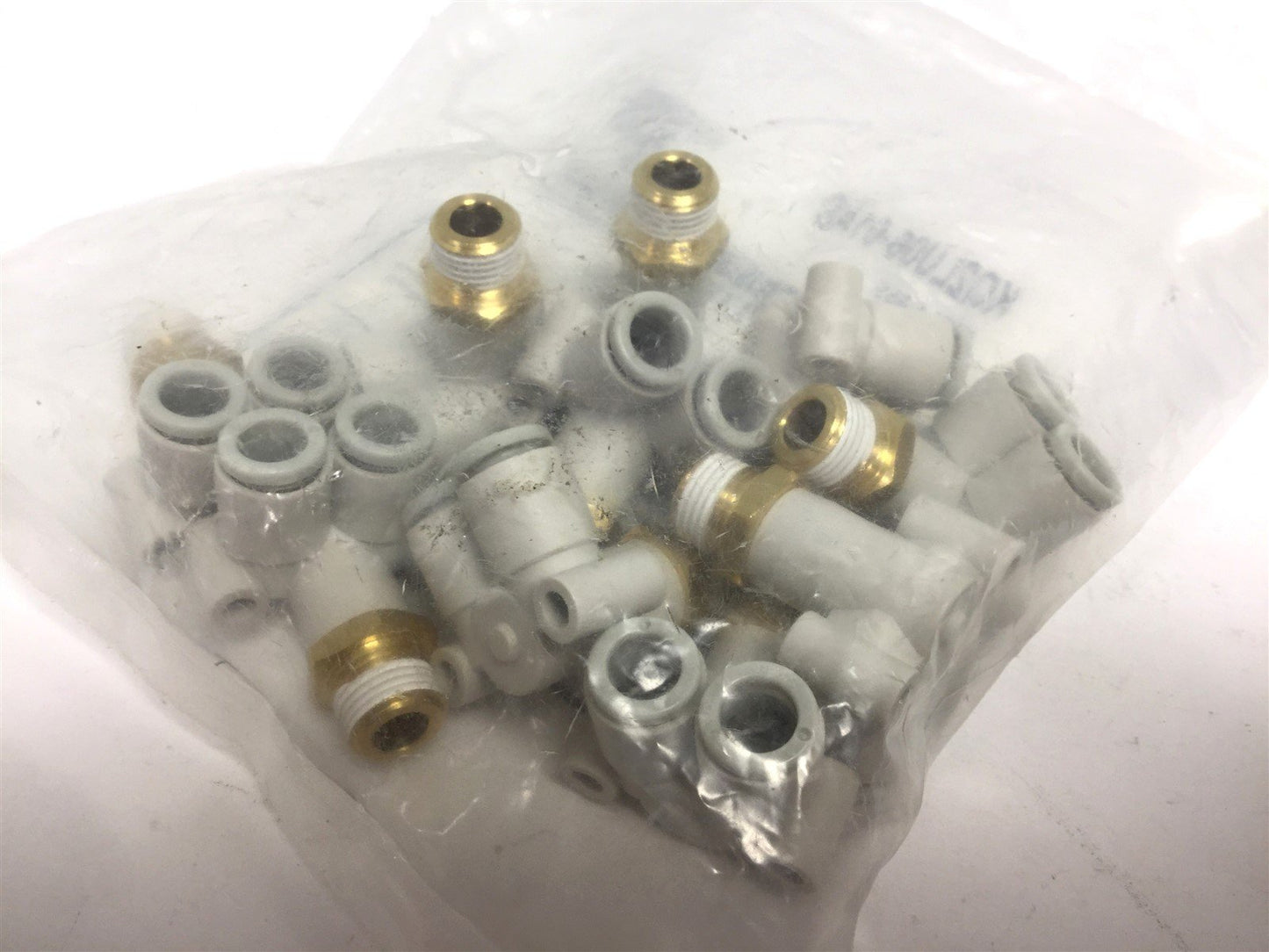 New Lot of 10 New SMC KQ2LU06-01AS Branch Union Elbows, Fitting: 6mm Tube, 1/8" NPT