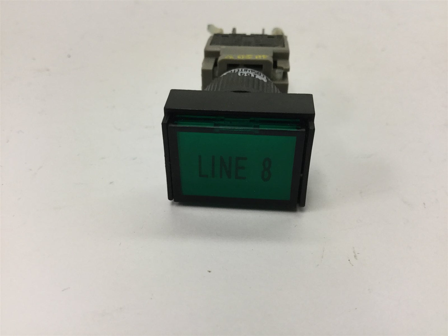 Used Alcoswitch 164TL5 Green Maintained Illuminated Push Button, Rating: 5A 250VAC