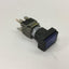 Used Alcoswitch 164TL5 Blue Maintained Illuminated Push Button, Rating: 5A 250VAC