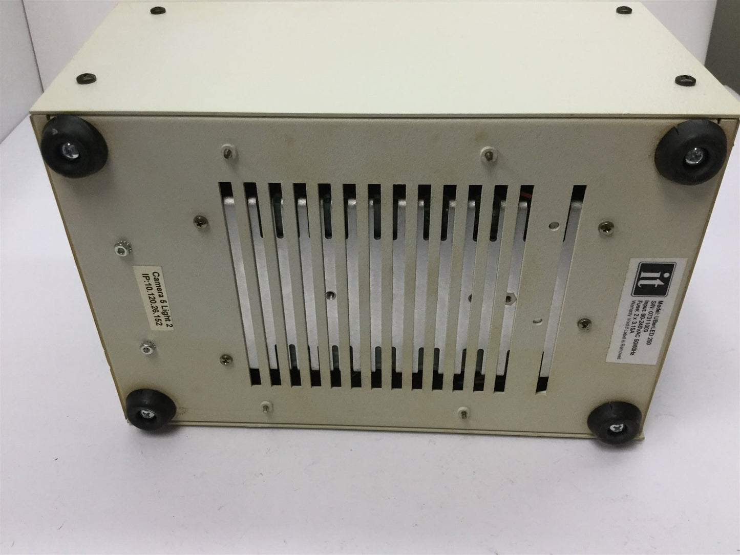 Used Illumination Technologies UBerLED 250 LED RED Light Source, Input: 90-240VAC