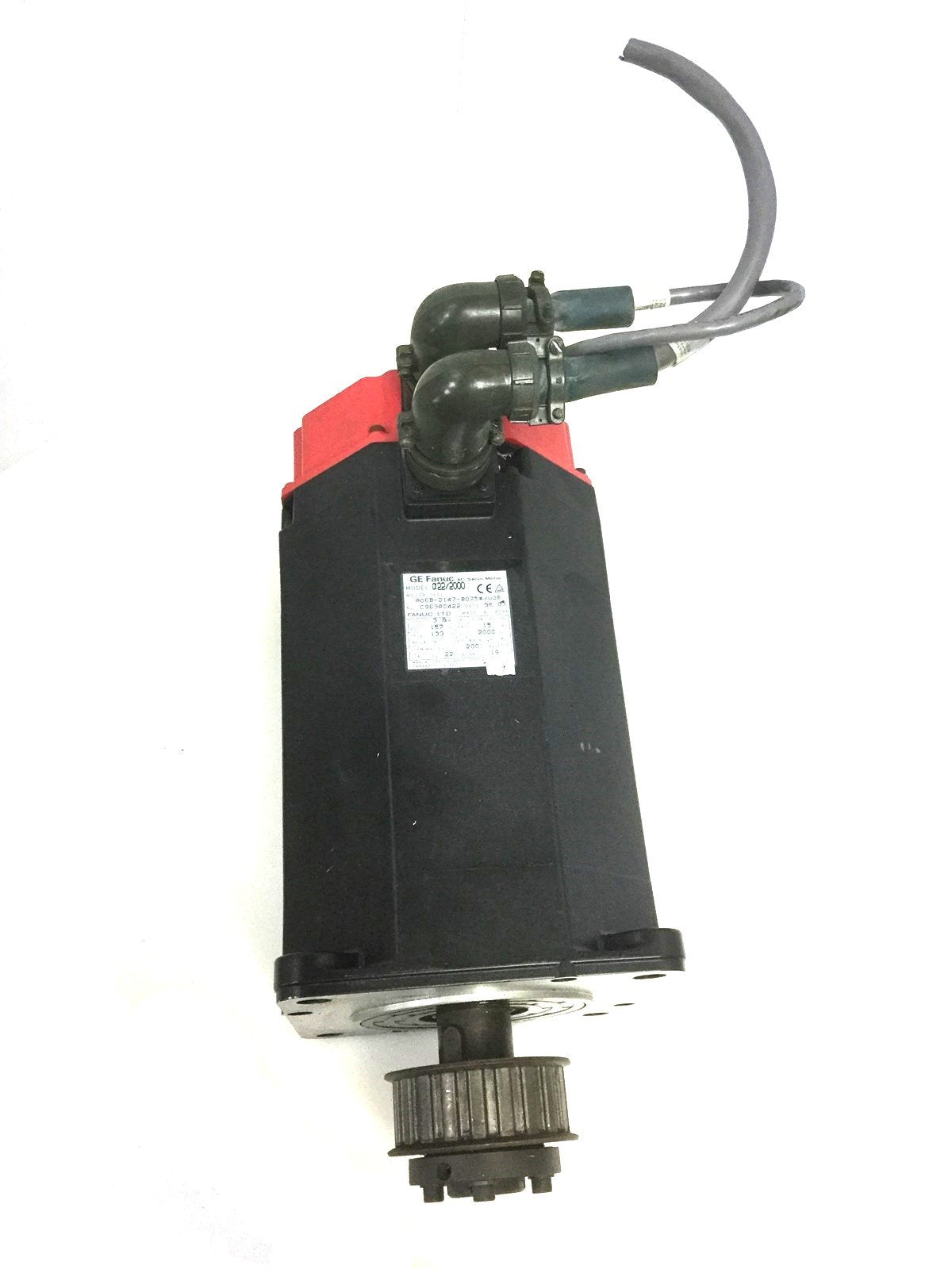Used GE Fanuc A06B-0147-B075 AC Servo Motor, Torque: 22, 15A, 157V, 133Hz, 2000RPM