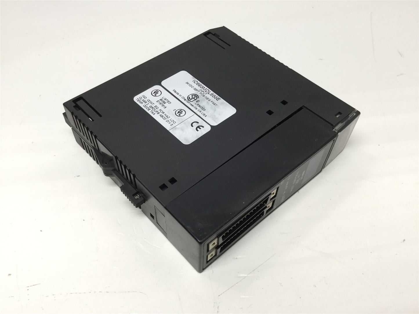 Used GE Fanuc IC693MDL655E PLC Discrete Input Module 24VDC POS/NEG Fast Logic 32-Pt
