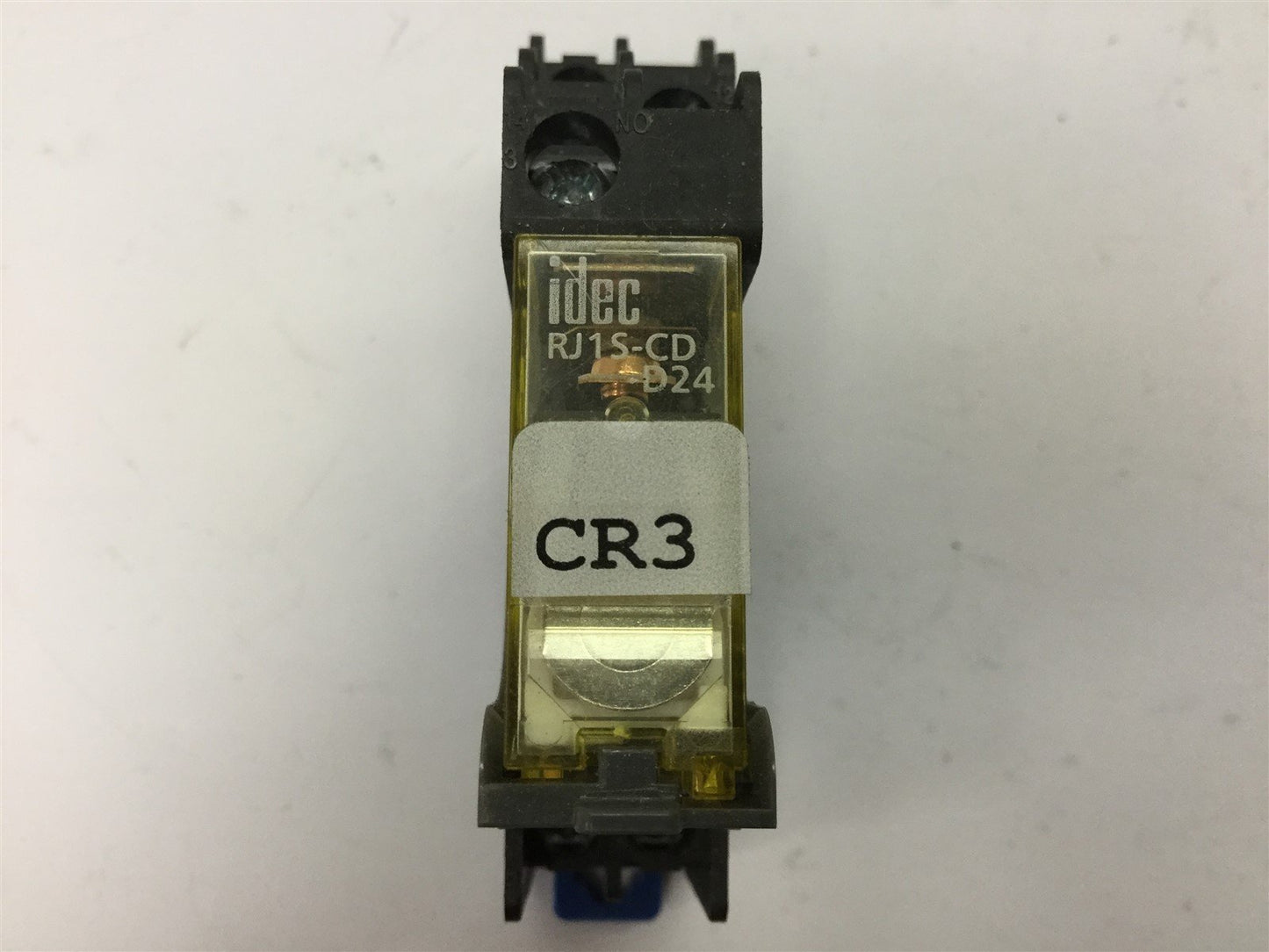 Used Lot of 6 Idec RJ1S-CD-D24 Relays, SPDT, Coil: 24VDC, Contact: 12A 250VAC/30VDC