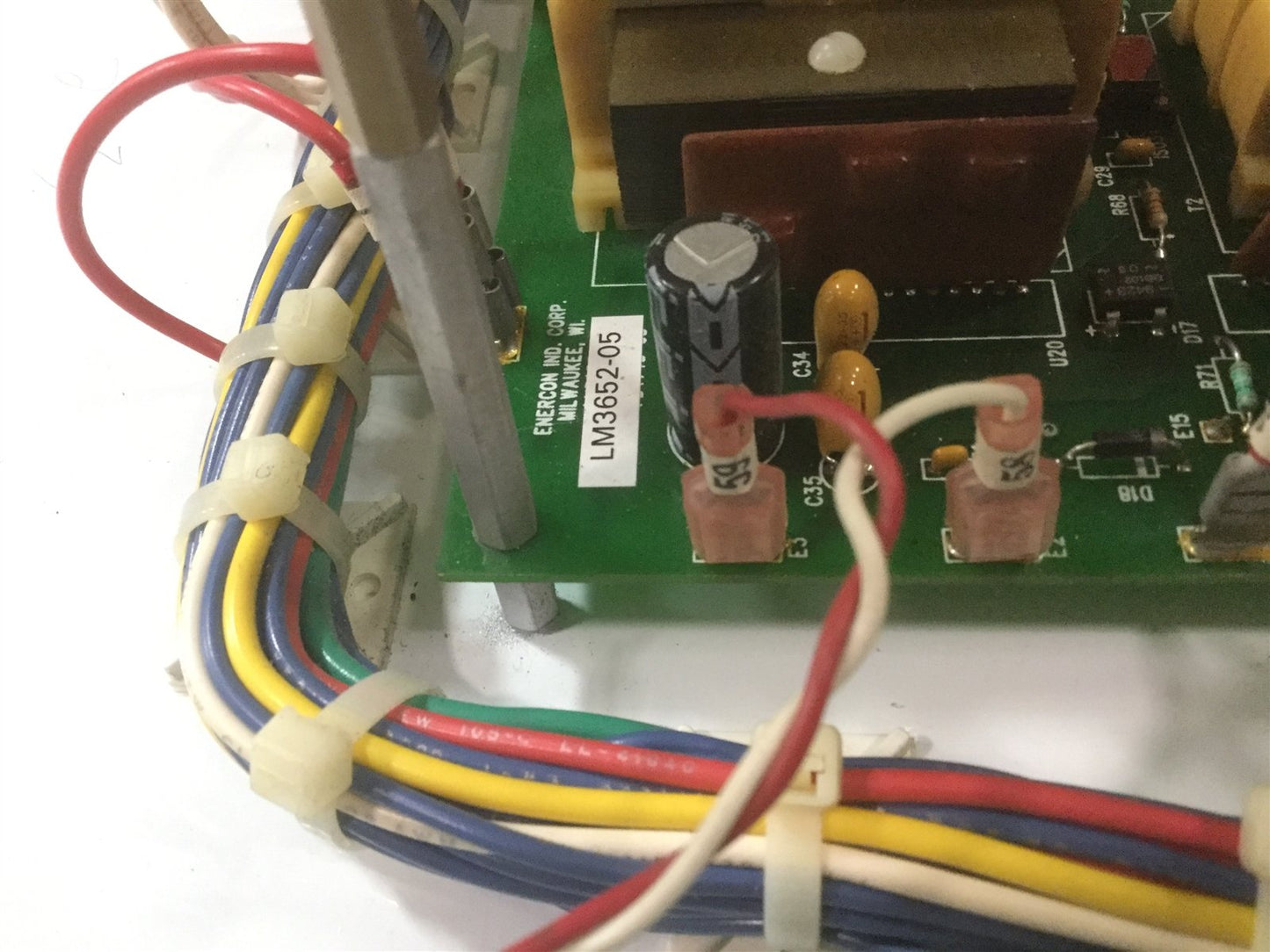Used Enercon LM3356-01 Power Supply For Corona Treating 5kW In: 460V 3Ø Out: 600V 1Ø