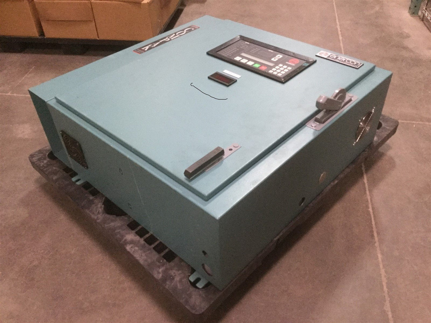 Used Enercon LM3356-01 Power Supply For Corona Treating 5kW In: 460V 3Ø Out: 600V 1Ø