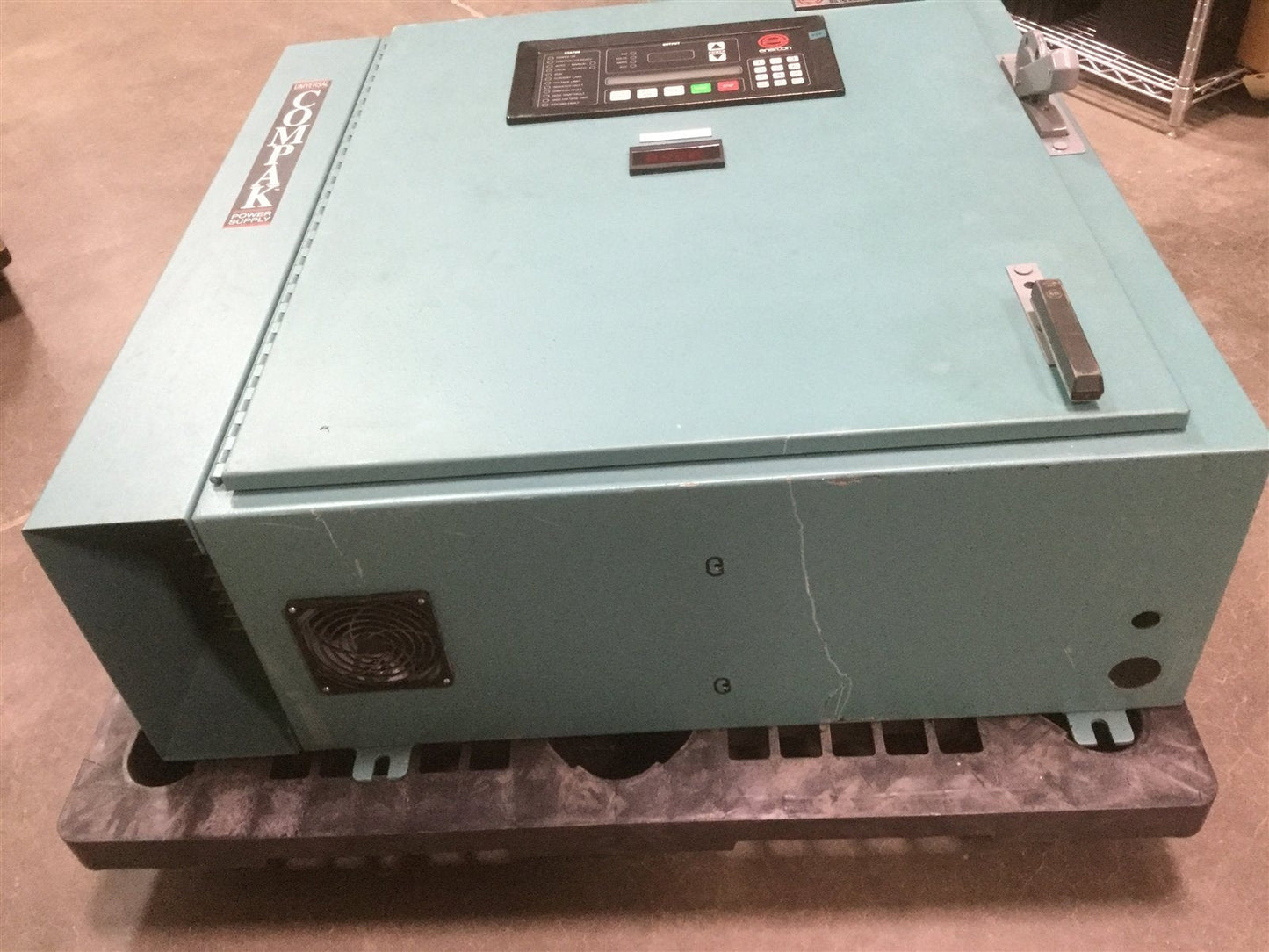 Used Enercon LM3356-01 Power Supply For Corona Treating 5kW In: 460V 3Ø Out: 600V 1Ø