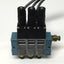 Used Bank of 3 MAC 35A-FAJ-DDAJ-1KA Solenoid Valve w/Regulator and Gauge 24VDC 120psi