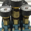 Used Bank of 3 MAC 35A-FAJ-DDAJ-1KA Solenoid Valve w/Regulator and Gauge 24VDC 120psi