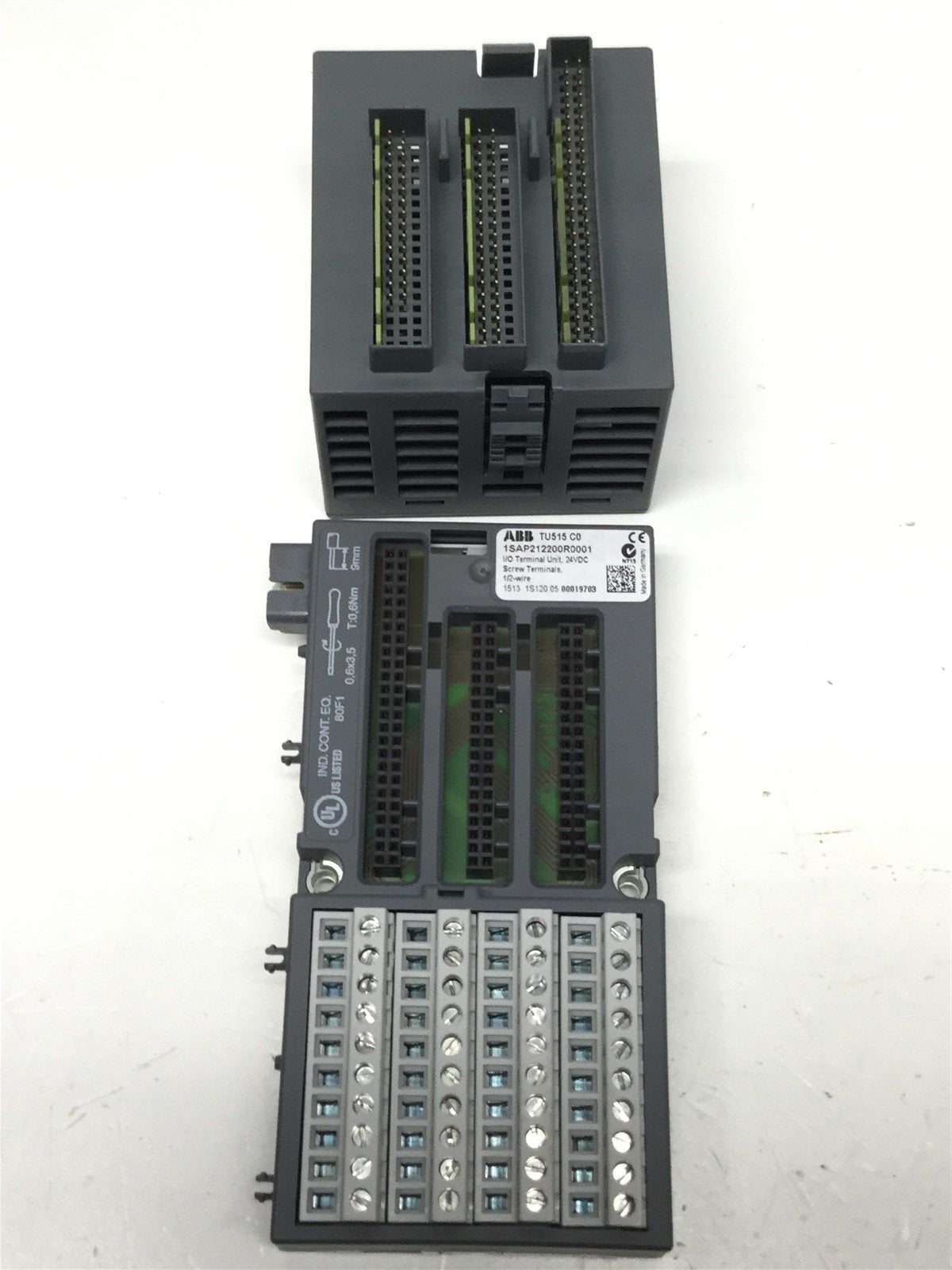 Used ABB AO523 1SAP250200R3001 PLC Analog Output Module, 16 Out, +/-10V, 0/4-20mA