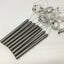 Used Lot of 8 VPM-470002 LDMX10-125F Cartridge Heater Element Rod 125W 220V 10mm x 5"