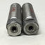 Used Lot of 2 Bimba 020.5 Pneumatic Cylinder, 9/16" Bore, 1/2" Stroke, 10-32 Port