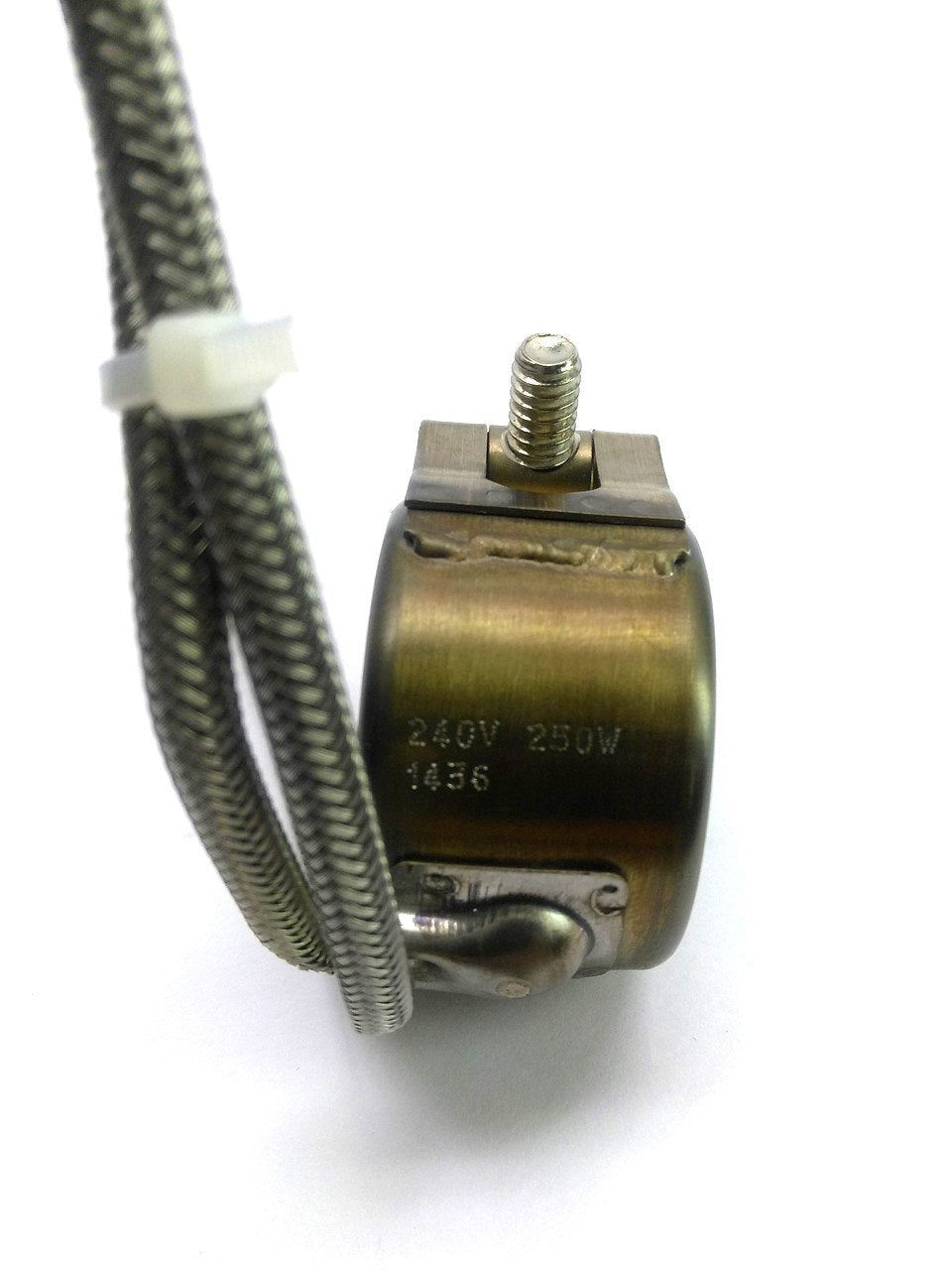 Used Watlow MB1E1AN1-B12 Barrel Band Heater, 1 1/4" ID, 1" Width 240V 250W, 16"