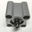 Used SMC NCQ2WB20-5D Compact Air Cylinder, Double Rod, 20mm Bore, 5mm Stroke, 145 psi