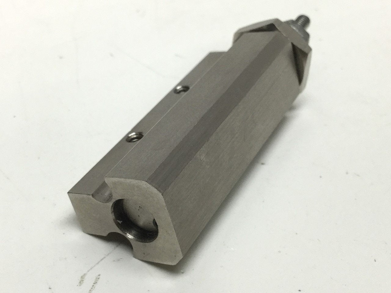 Used SMC NCDJPB6-075D Compact Miniature Pin Cylinder 3/4" Stroke, 1/4" Bore, 100 psi