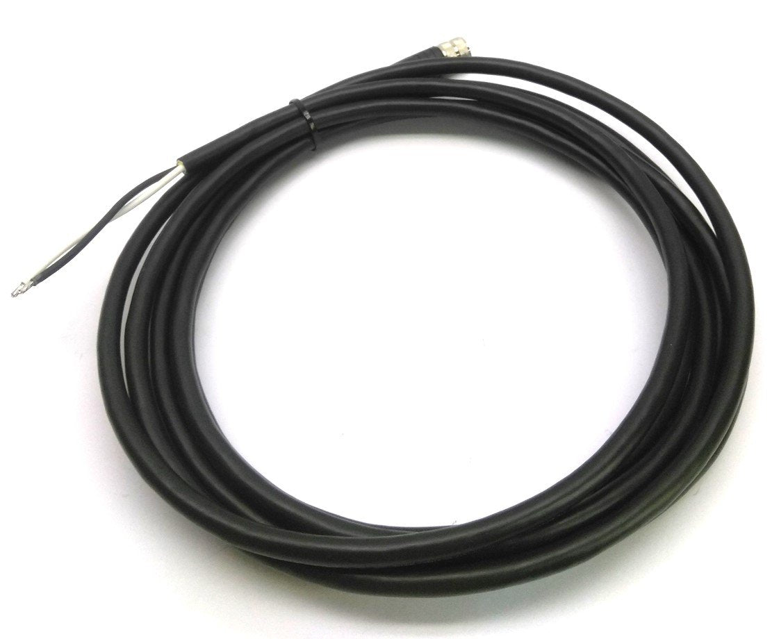 Used Turck BKM 22-380-5 Powerfast Cordset, M16 Connector to Flying Leads, 2 Wire, 5m