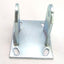Used Lot of 2 Steel Caster Wheel Mounts, 5" x 2" Wheel, 3 1/4 x 2 3/4" C2C Mounting