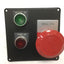 Used Hammond 1590V Enclosure W/ 800T-FX A5 E-Stop Switch 2x 800T-XD4 800M-XA2