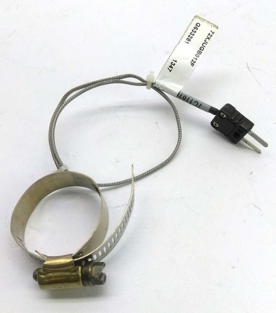 Used Watlow 72XJUGB012F Pipe Clamp Thermocouple, Type J, 2 1/4" Clamp, 12"