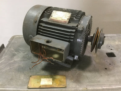 Used GE 5K182BL9339 DKF Electric 2-Speed Motor 1/.25-HP 1755/875RPM TEFC 182T 480V 3?