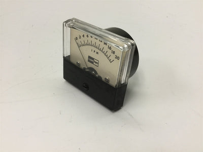 Used Comten IPM Gauge, Range: 0-20 Inches Per Minute, Dimensions: 2.25" x 2.0625"