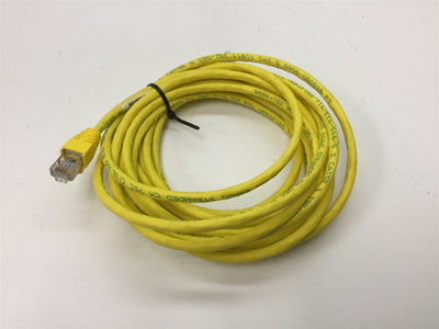 Used Cognex 300-0342-15 Ethernet Cable, Length: 15 Feet, RJ-45 Connections